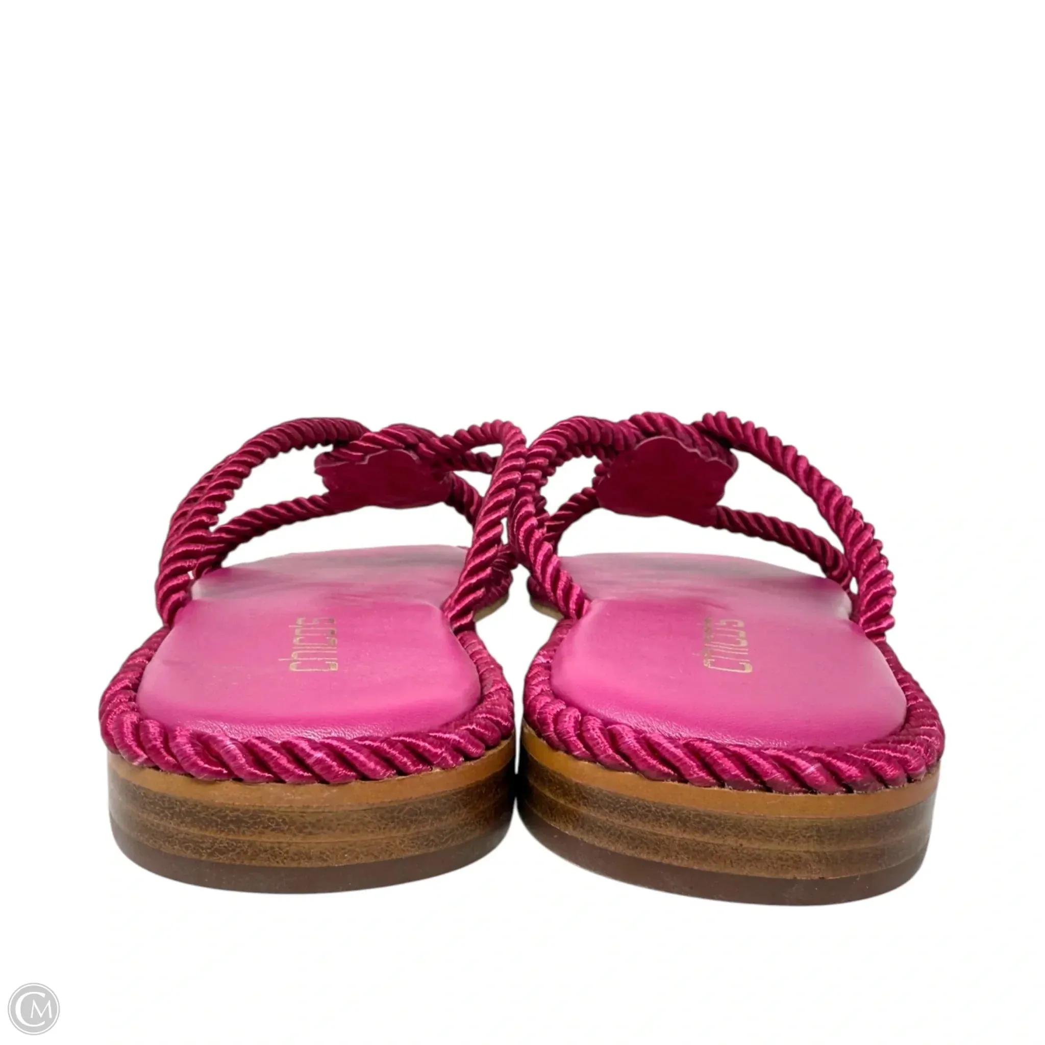 Athena Sandals Flats By Chicos In Pink, Size: 9
