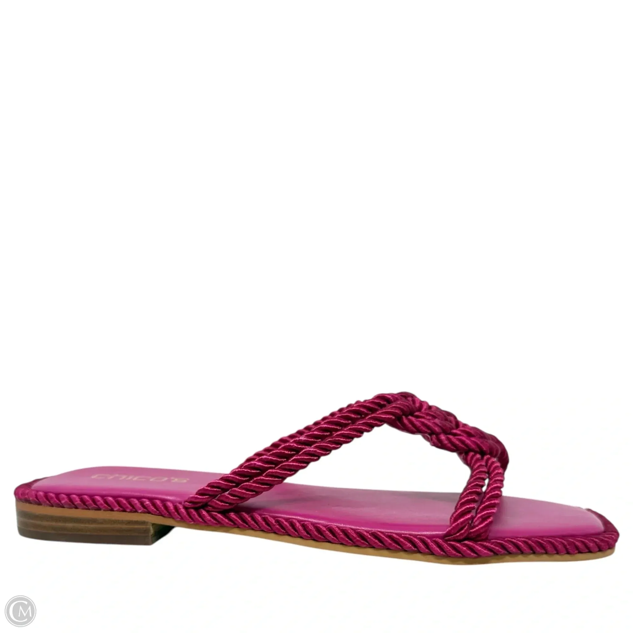 Athena Sandals Flats By Chicos In Pink, Size: 9