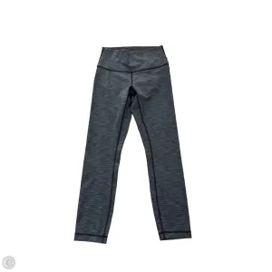 Athletic Leggings By Lululemon In Grey, Size: 6