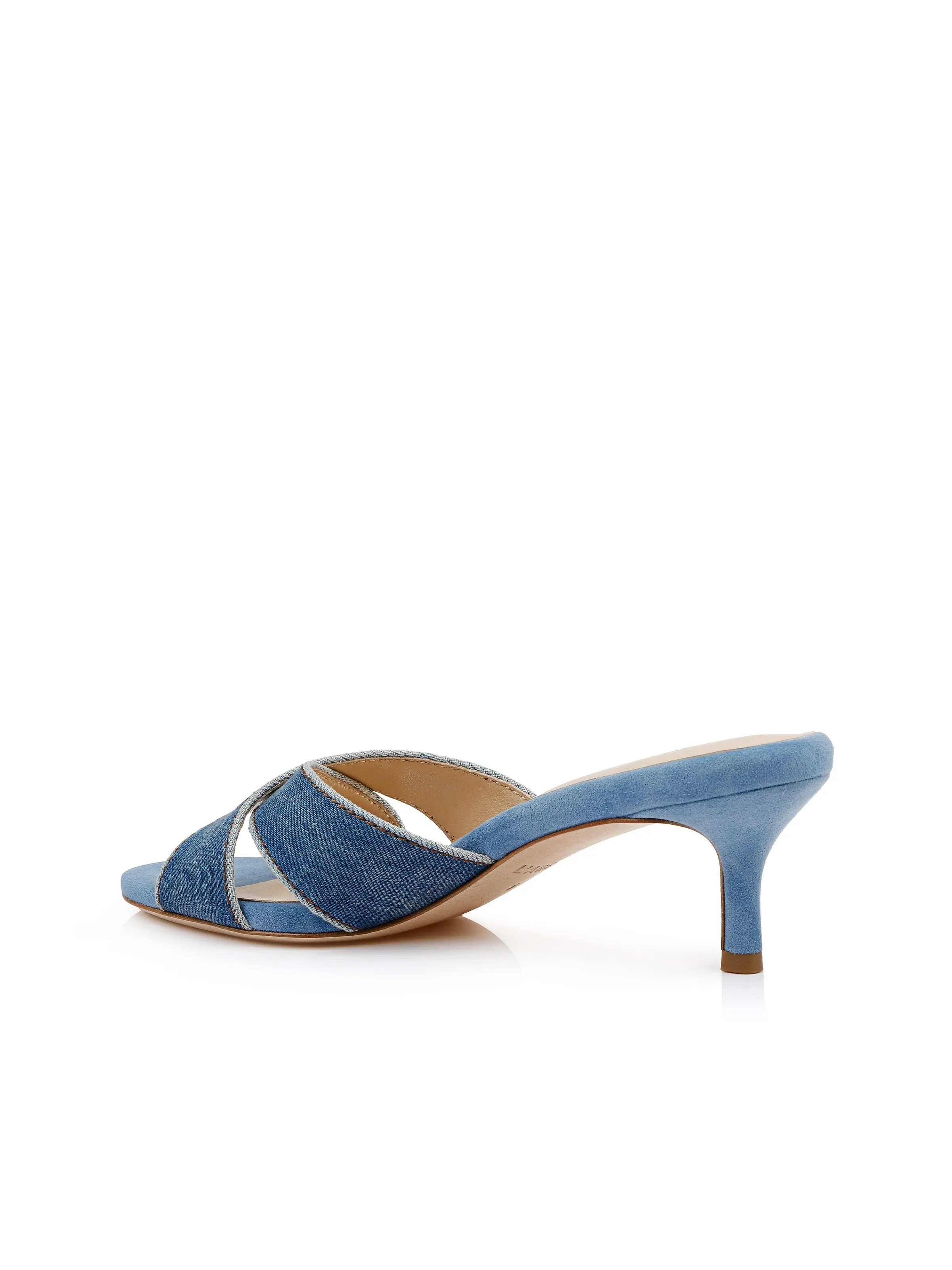 Aveline Kitten-Heel Sandal