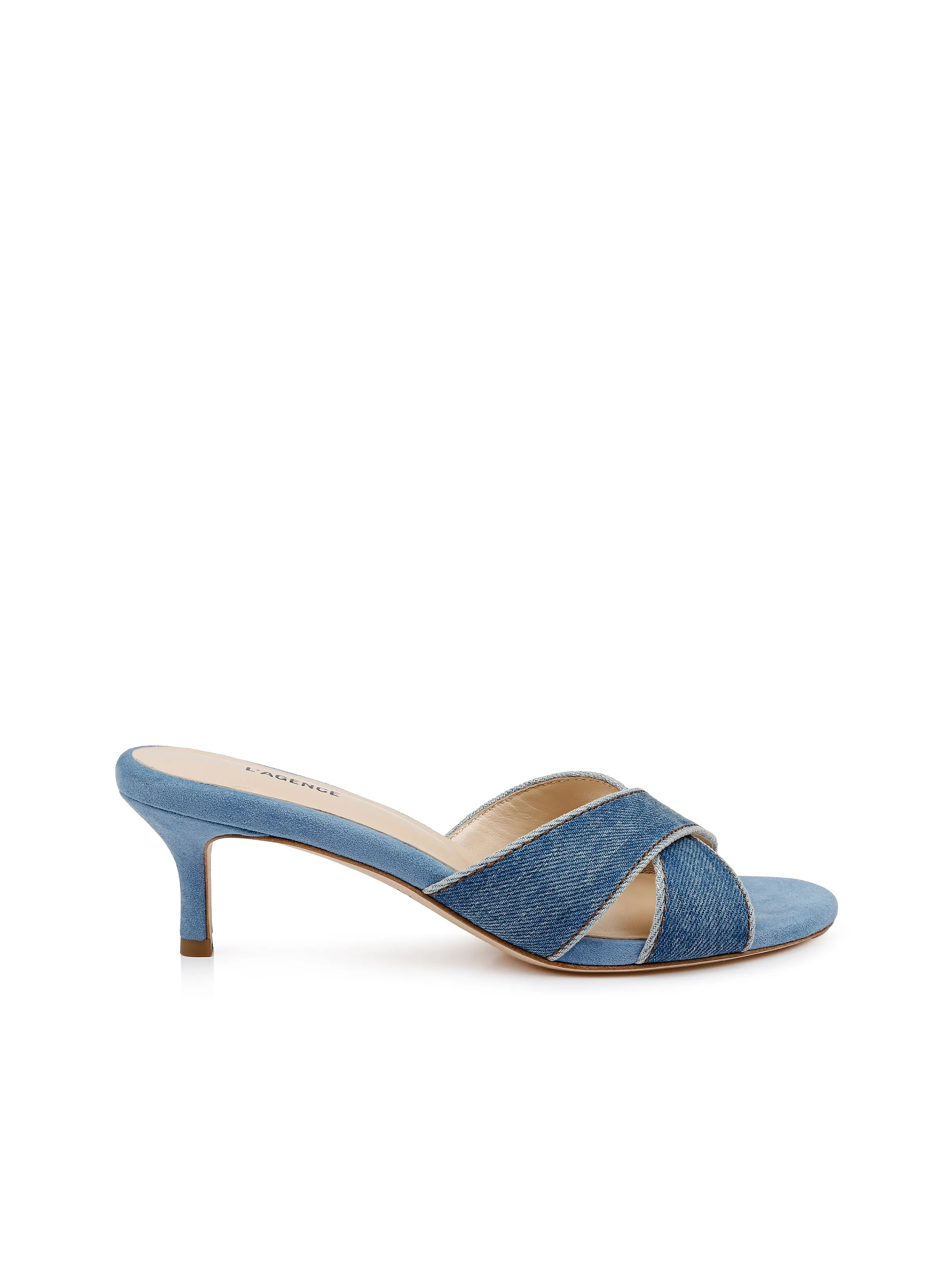 Aveline Kitten-Heel Sandal
