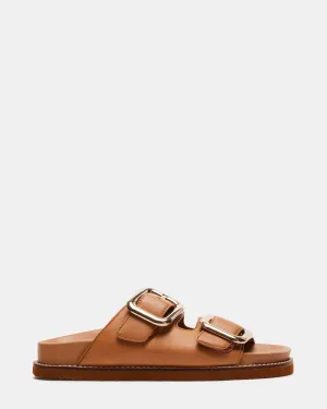 CAPE COGNAC LEATHER - SM REBOOTED