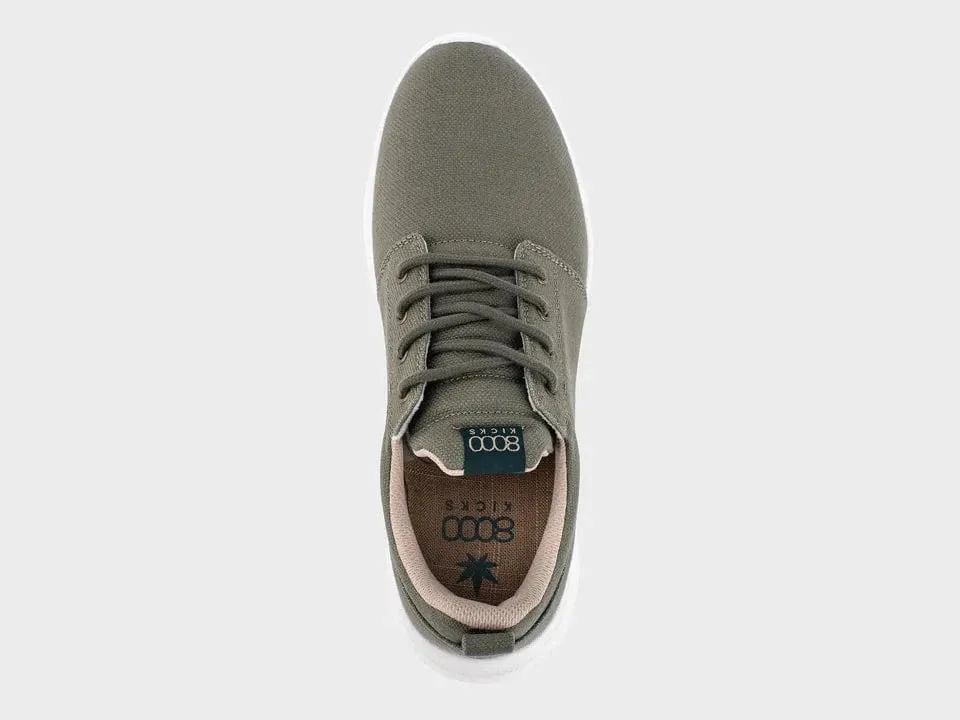 Explorer V2 Men's Vegan Hemp Trainers | Dark Green