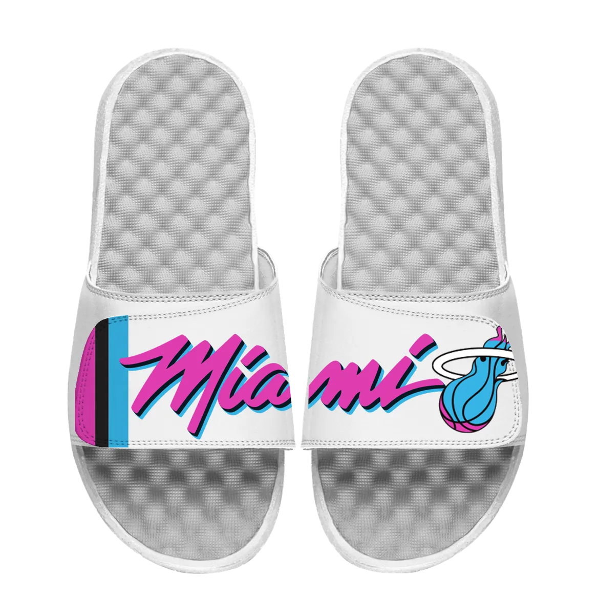 Islide Miami HEAT Original Vice Split Wordmark Sandals