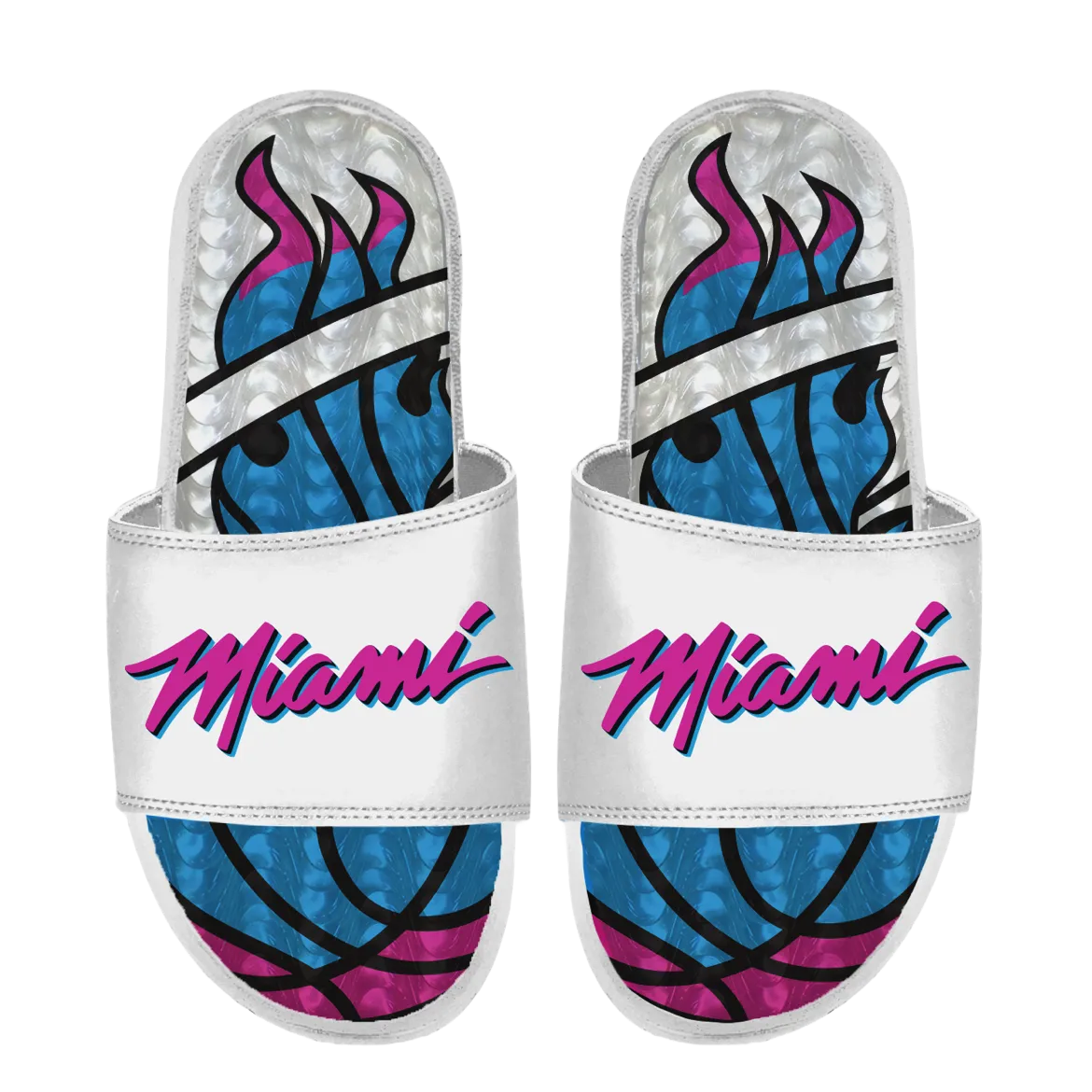 Islide Miami HEAT Original Vice Wordmark Gel Sandals