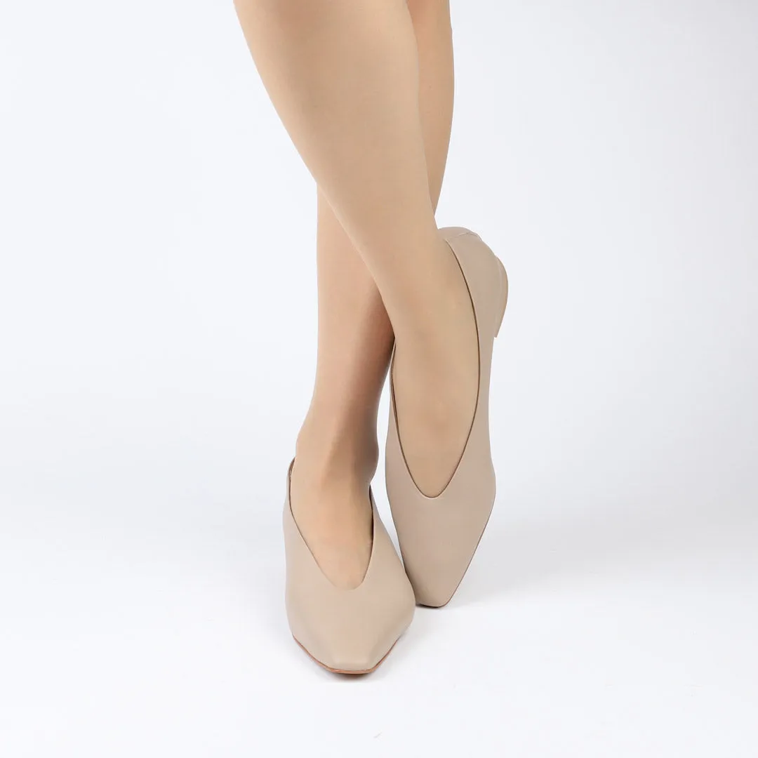 LETSBE - leather flat