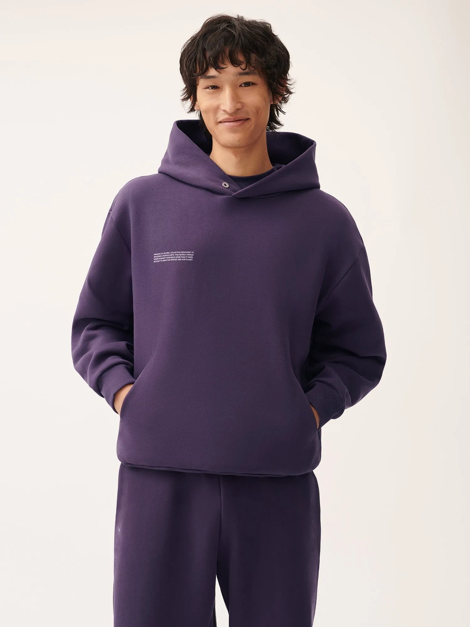 Mens DNA Hoodie—blackberry