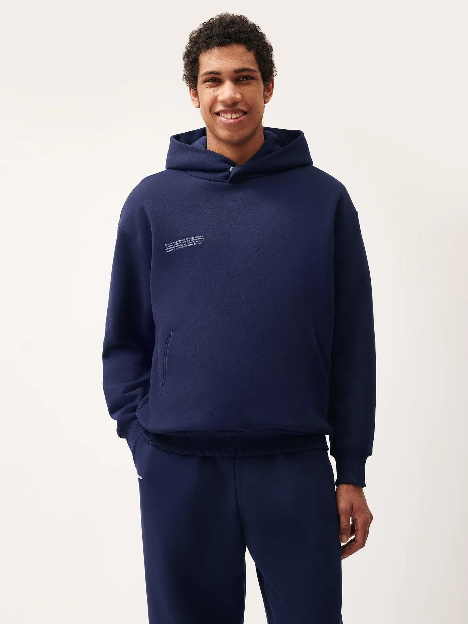 Mens DNA Hoodie—navy