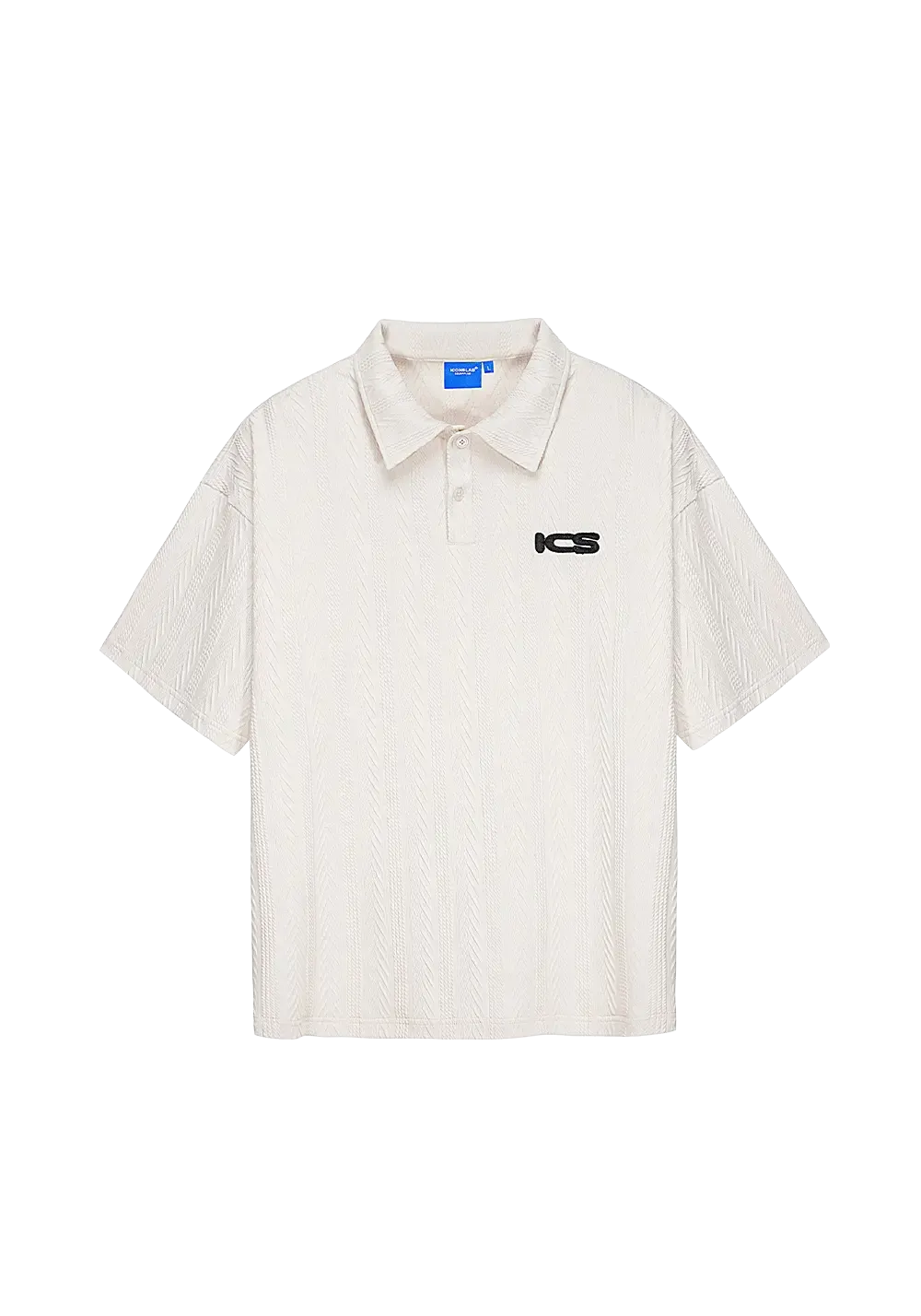 Printed Half Zip Polo Shirt