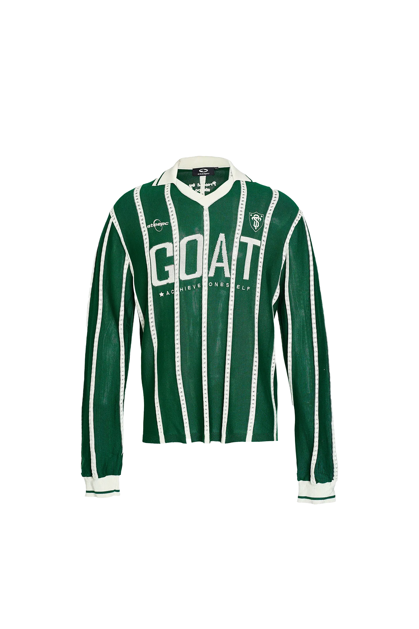 Retro Green Block Stripe Sweater