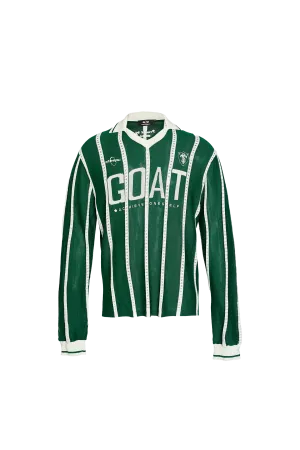 Retro Green Block Stripe Sweater