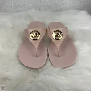Sandals Designer By Michael Kors In Pink, Size: 10