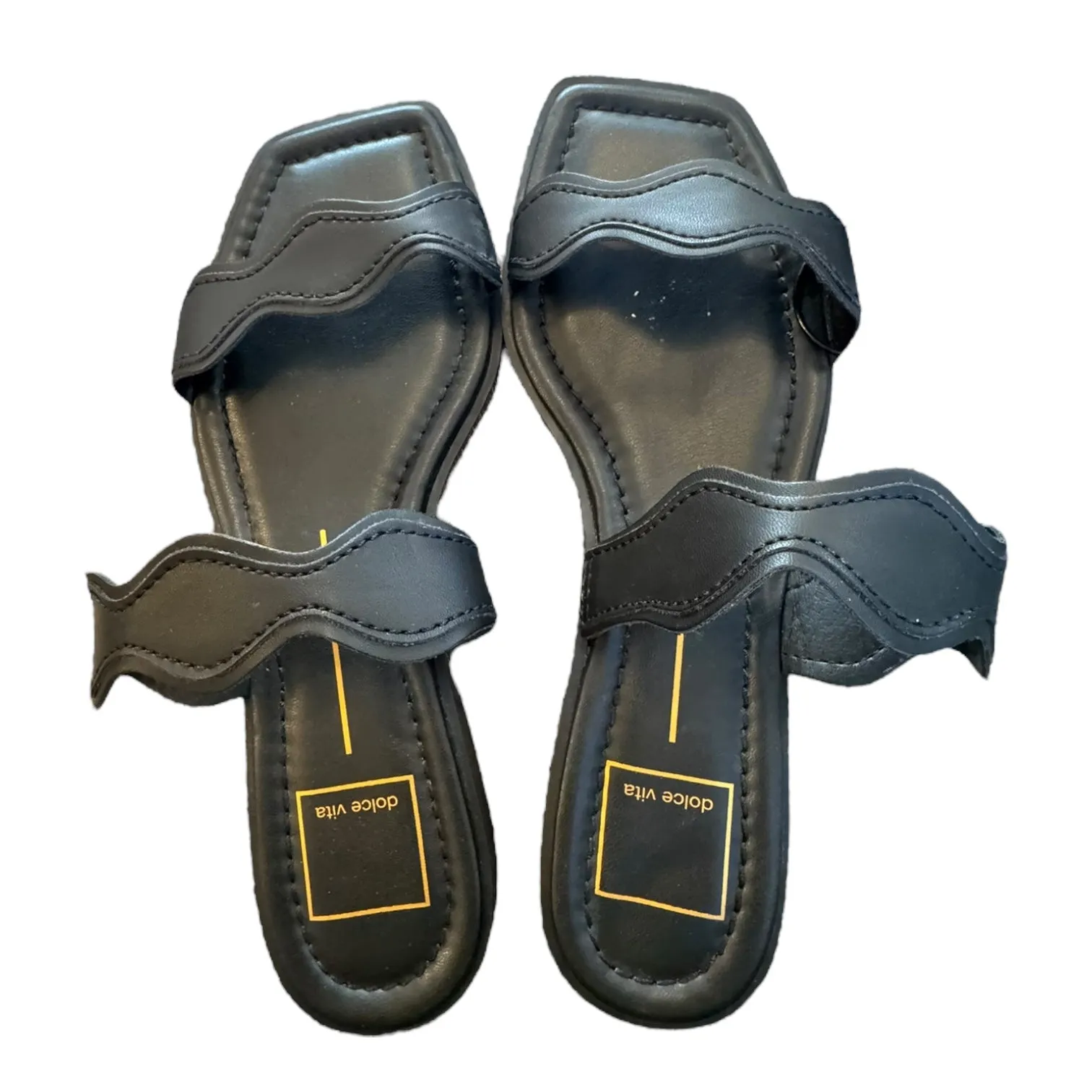 Sandals Flats By Dolce Vita In Black, Size:7