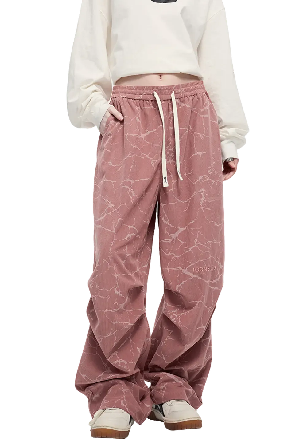 Shattered Textured Track Pants