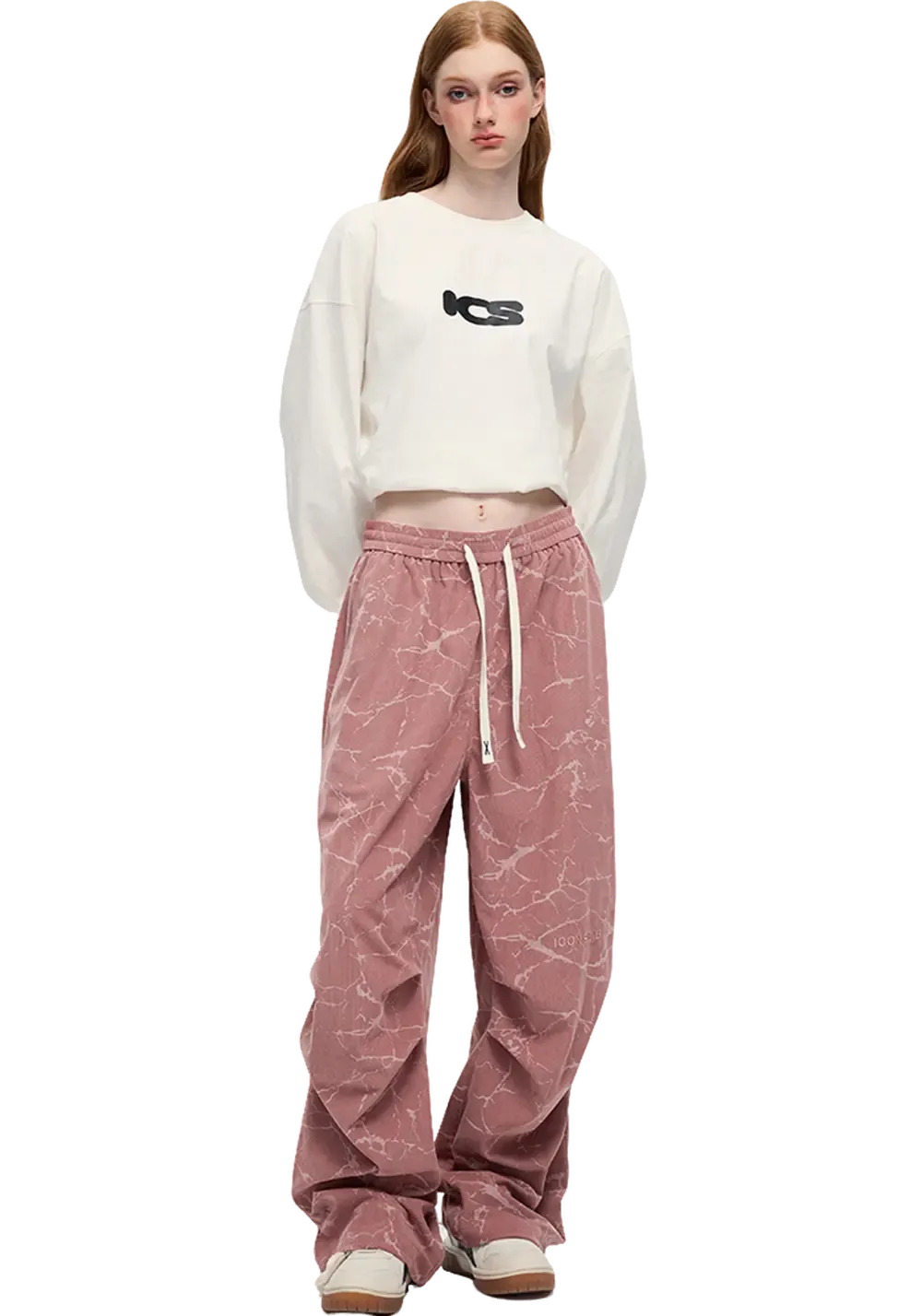 Shattered Textured Track Pants