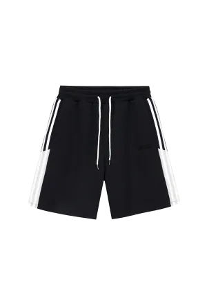 Side Contrast Webbing Track Shorts