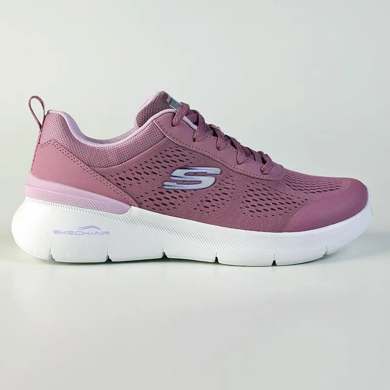 Skechers Skech-Air Dynamight 2.0 Lace Up Sneaker - Mauve