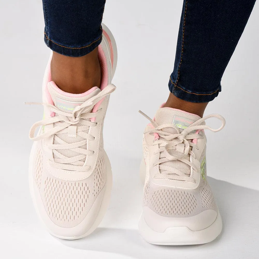 Skechers Skech-Air Dynamight 2.0 Lace Up Sneaker - Natural Pink