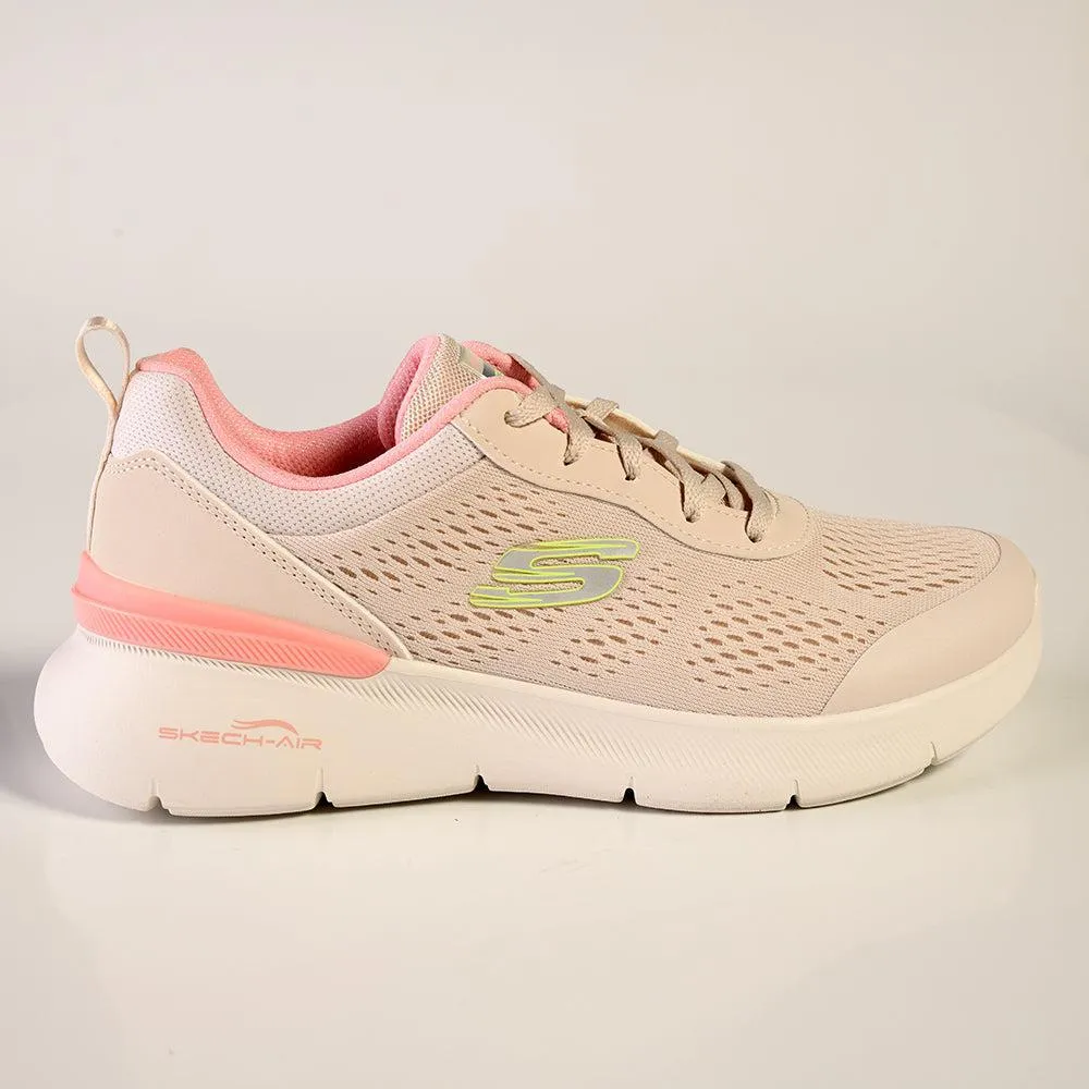 Skechers Skech-Air Dynamight 2.0 Lace Up Sneaker - Natural Pink