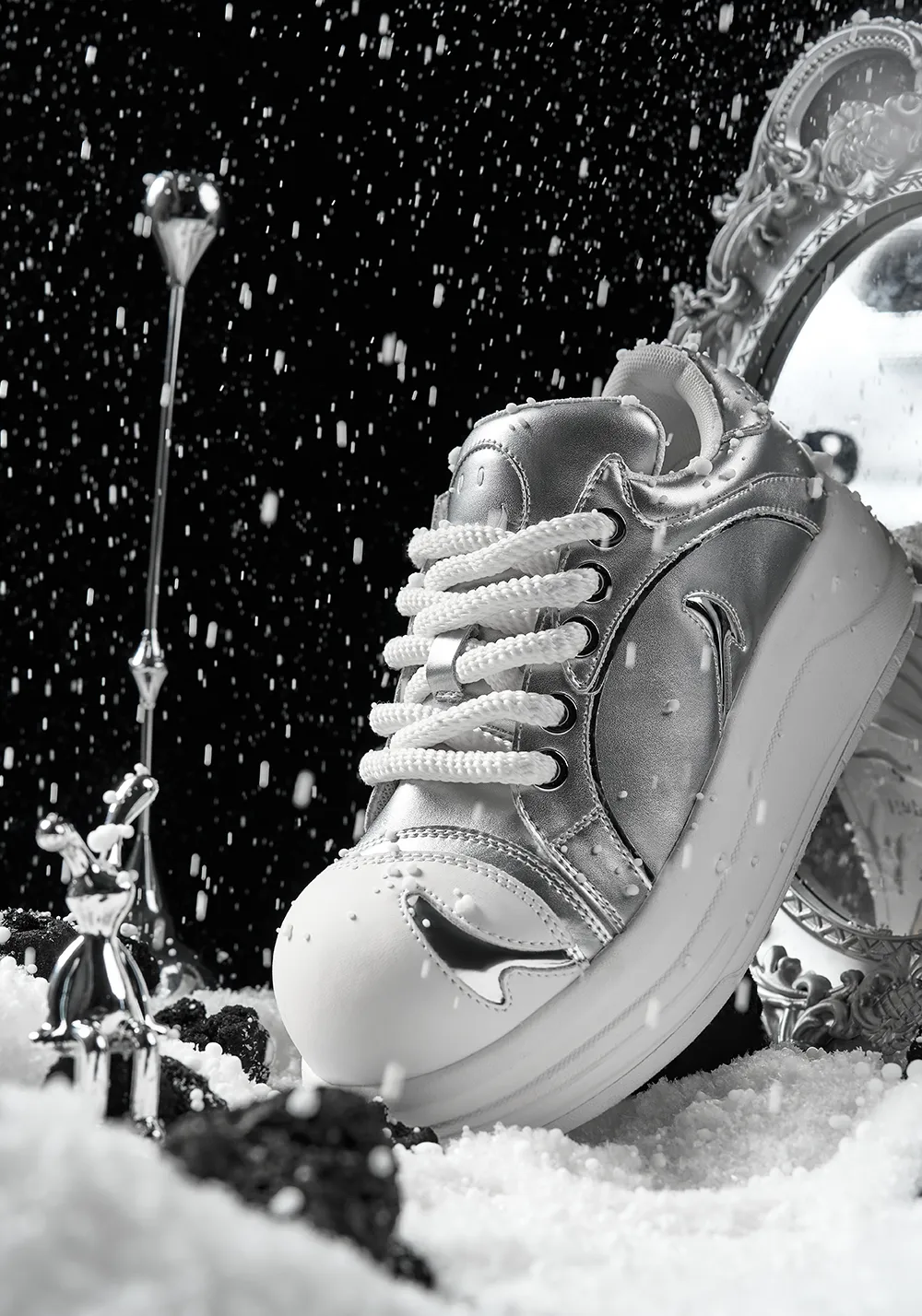 SMILEY丨Big Head Shoes Series-Silver