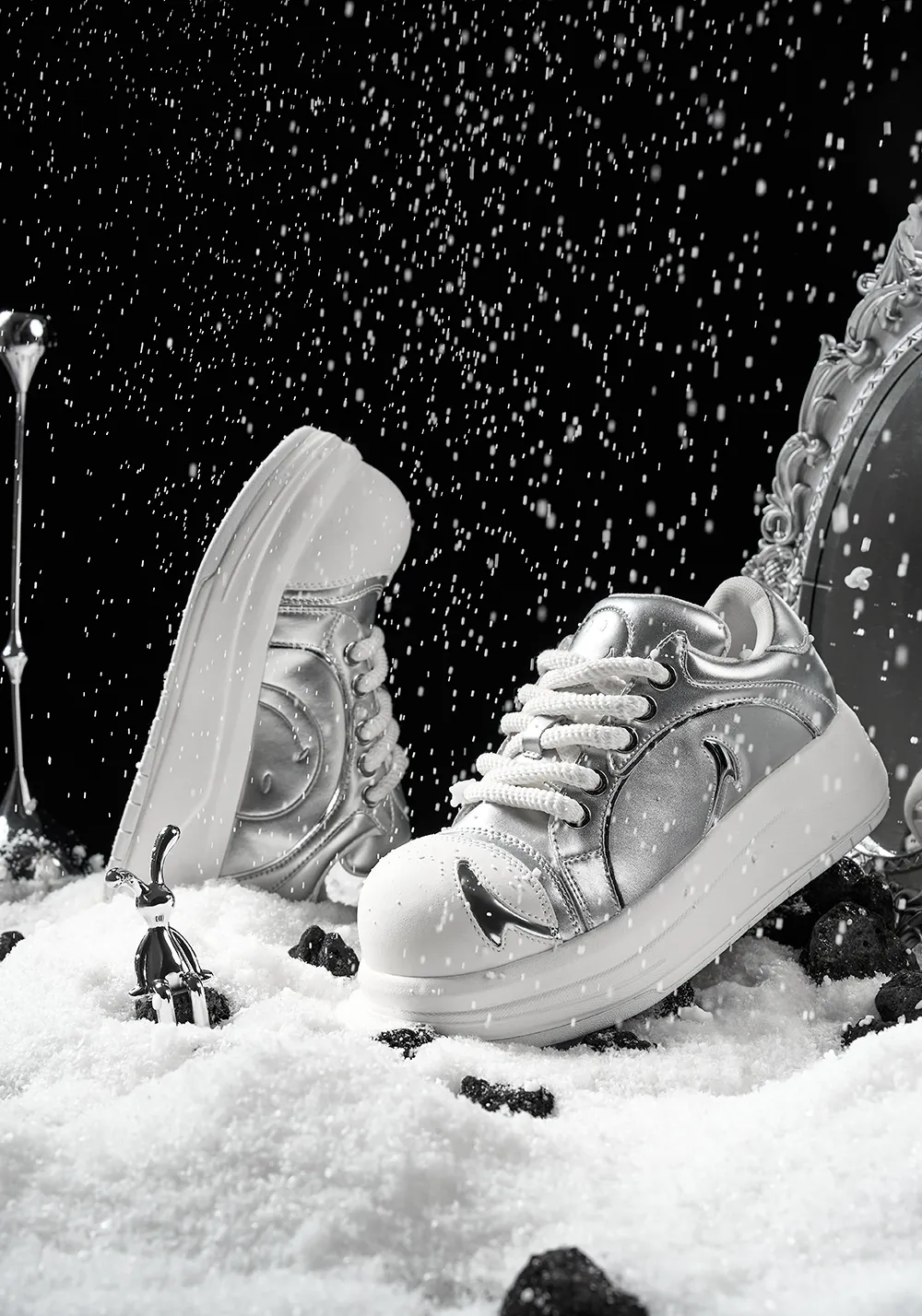SMILEY丨Big Head Shoes Series-Silver