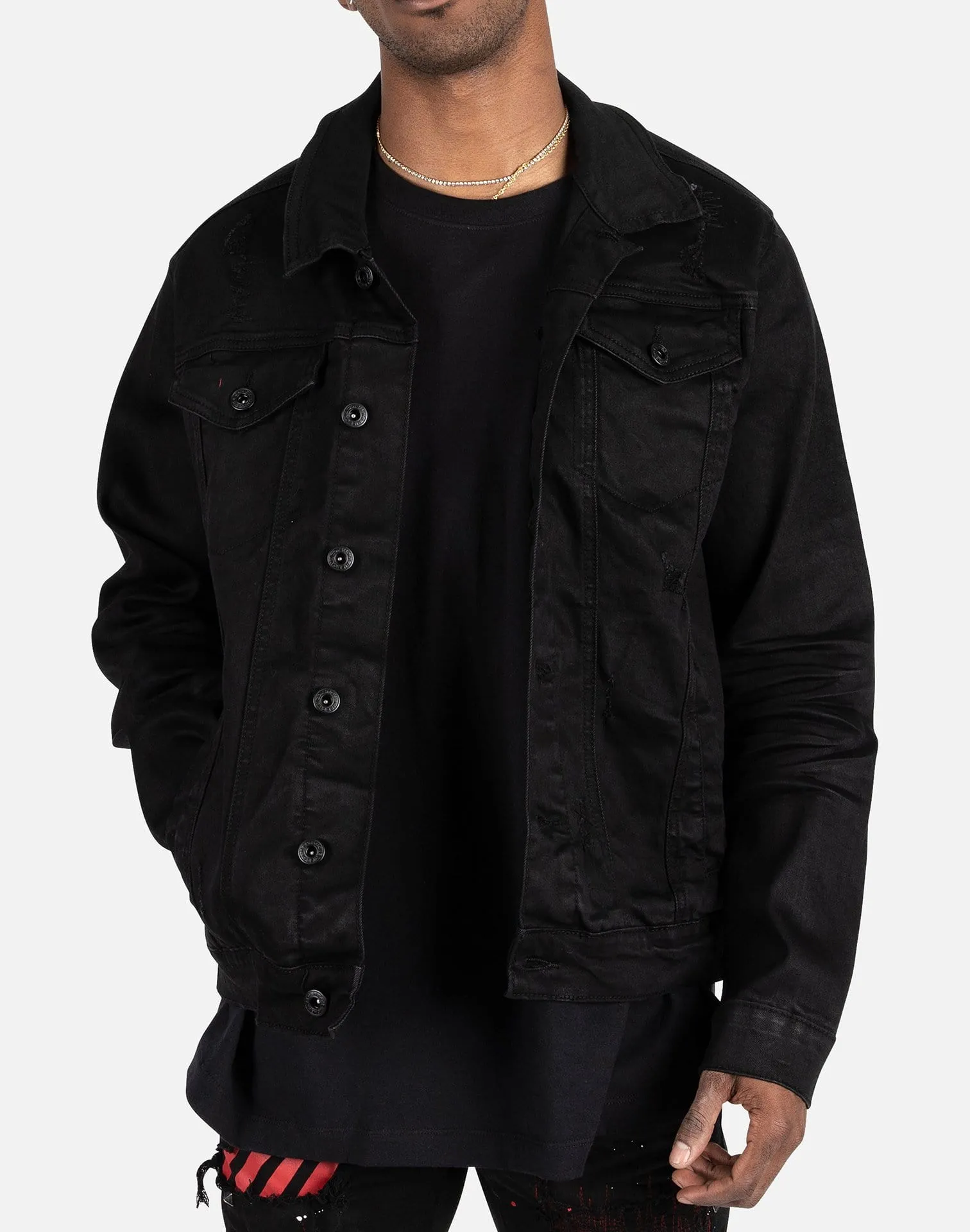 Smoke Rise Coated Jean Jacket