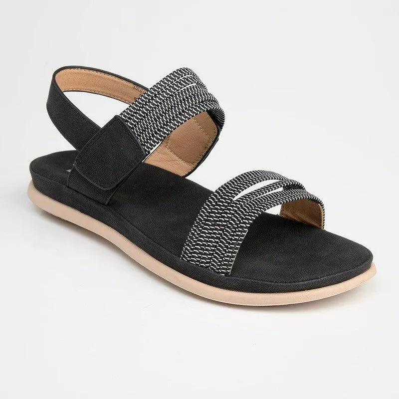 Soft Style by Hush Puppies Irene Strap Sandals - Black