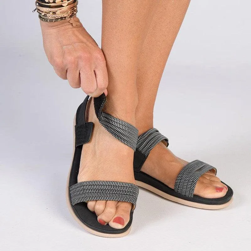 Soft Style by Hush Puppies Irene Strap Sandals - Black