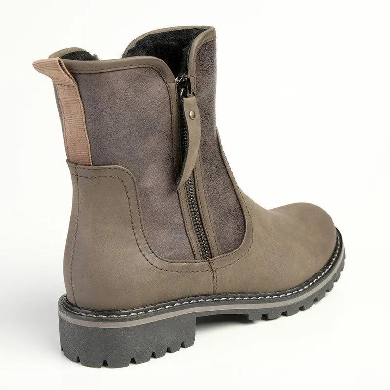 Soft Style by Hush Puppies Karinda Ankle Boot - Mushroom