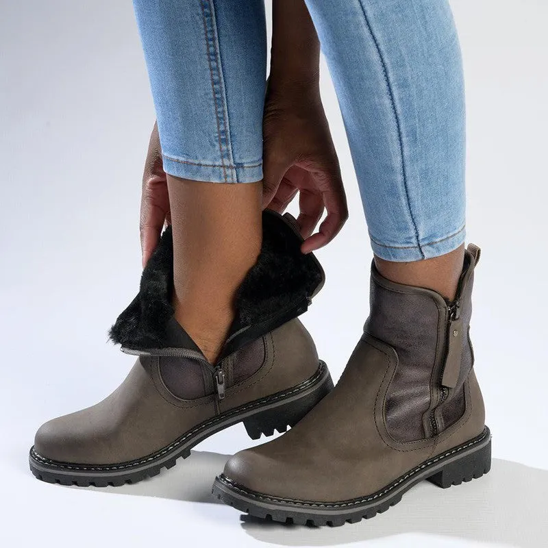 Soft Style by Hush Puppies Karinda Ankle Boot - Mushroom