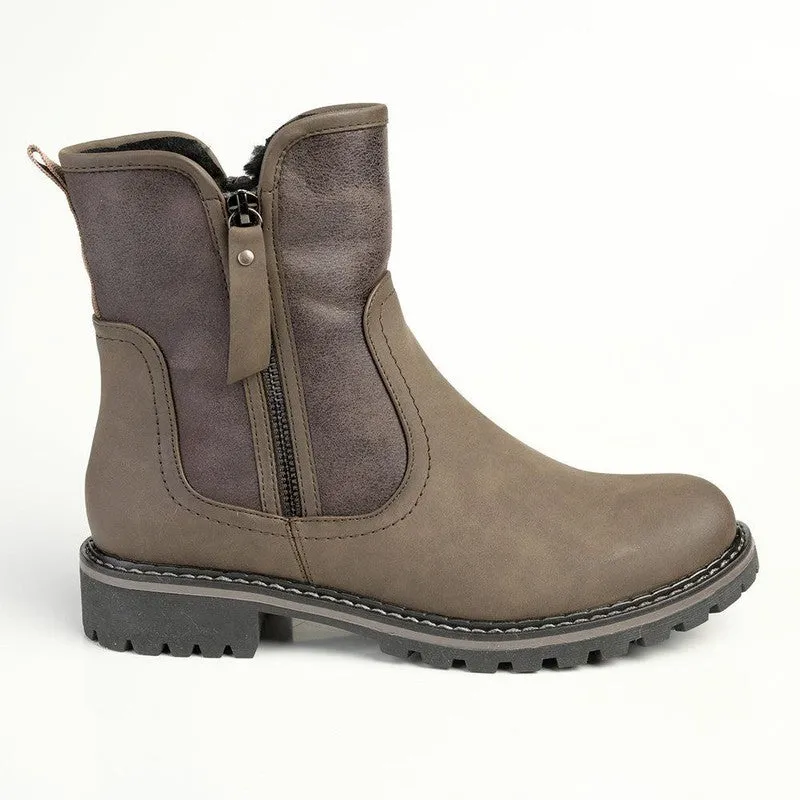 Soft Style by Hush Puppies Karinda Ankle Boot - Mushroom
