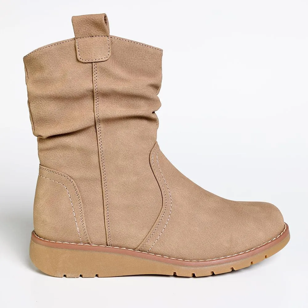 Soft Style by Hush Puppies Laura Ankle Boot - Taupe
