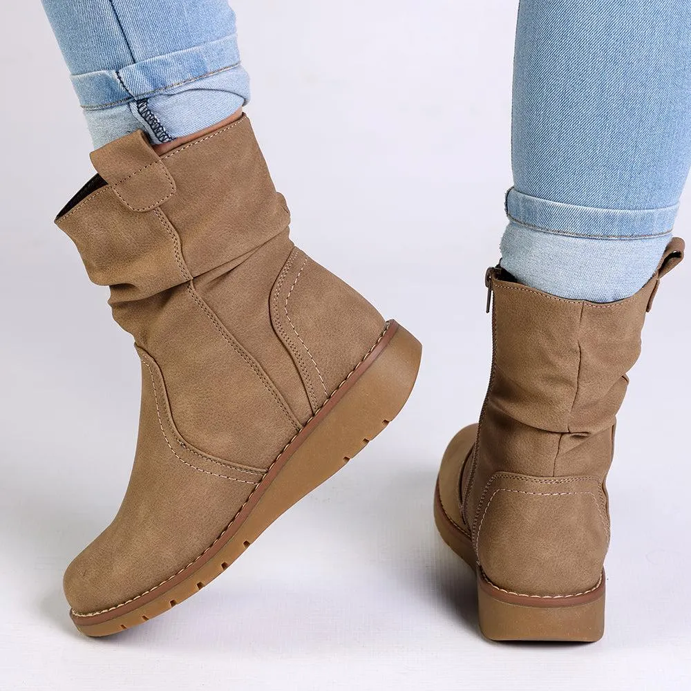 Soft Style by Hush Puppies Laura Ankle Boot - Taupe
