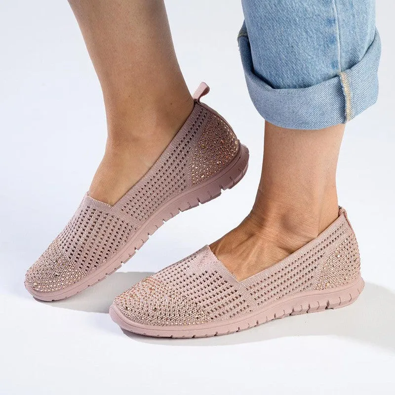 Soft style by Hush Puppies Nani Diamante Sneaker - dusty pink