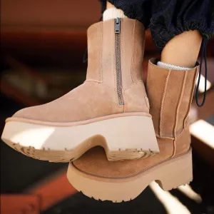 UGG Classic Twin Seam New Heights - Chestnut