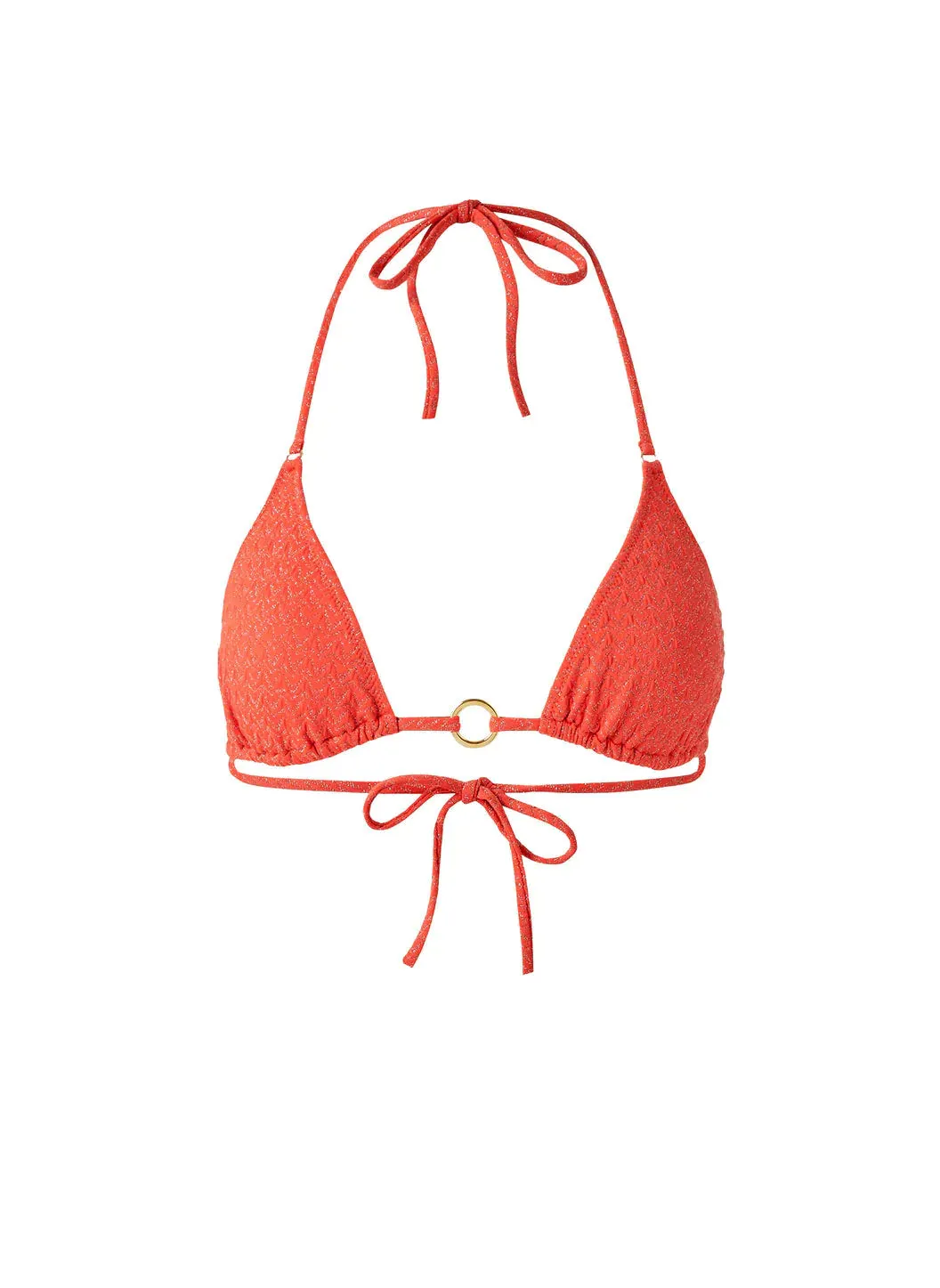 Vince Zigzag Bikini Top - Apricot