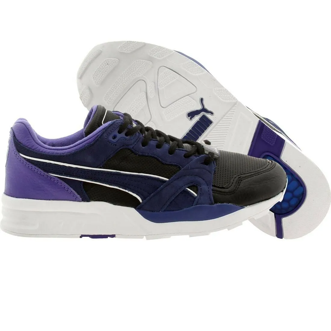 Women Trinomic XT1 Plus Leather Perf Blue Limoges