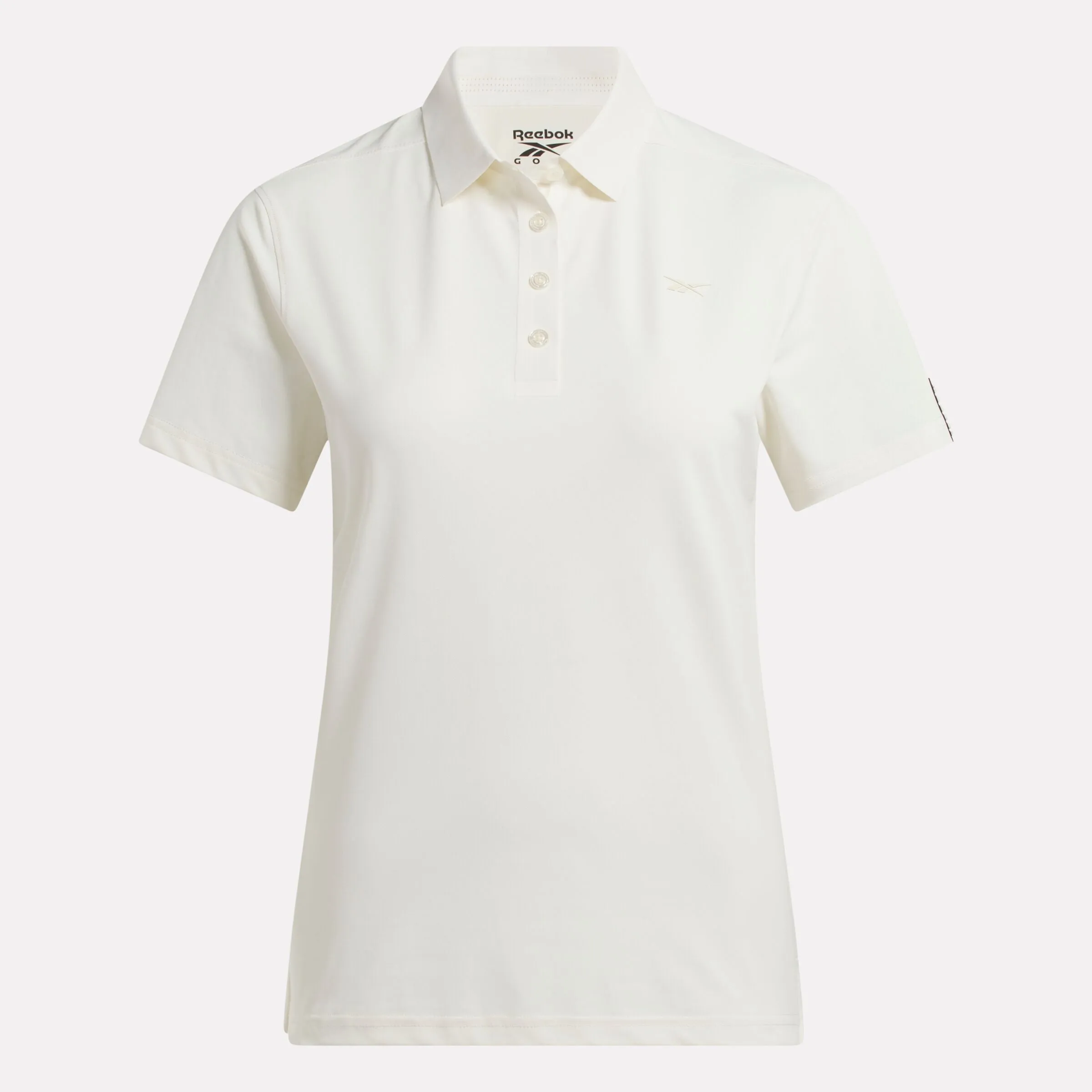 Women's Short Sleeve Stretch Pique Placket Polo Shirt