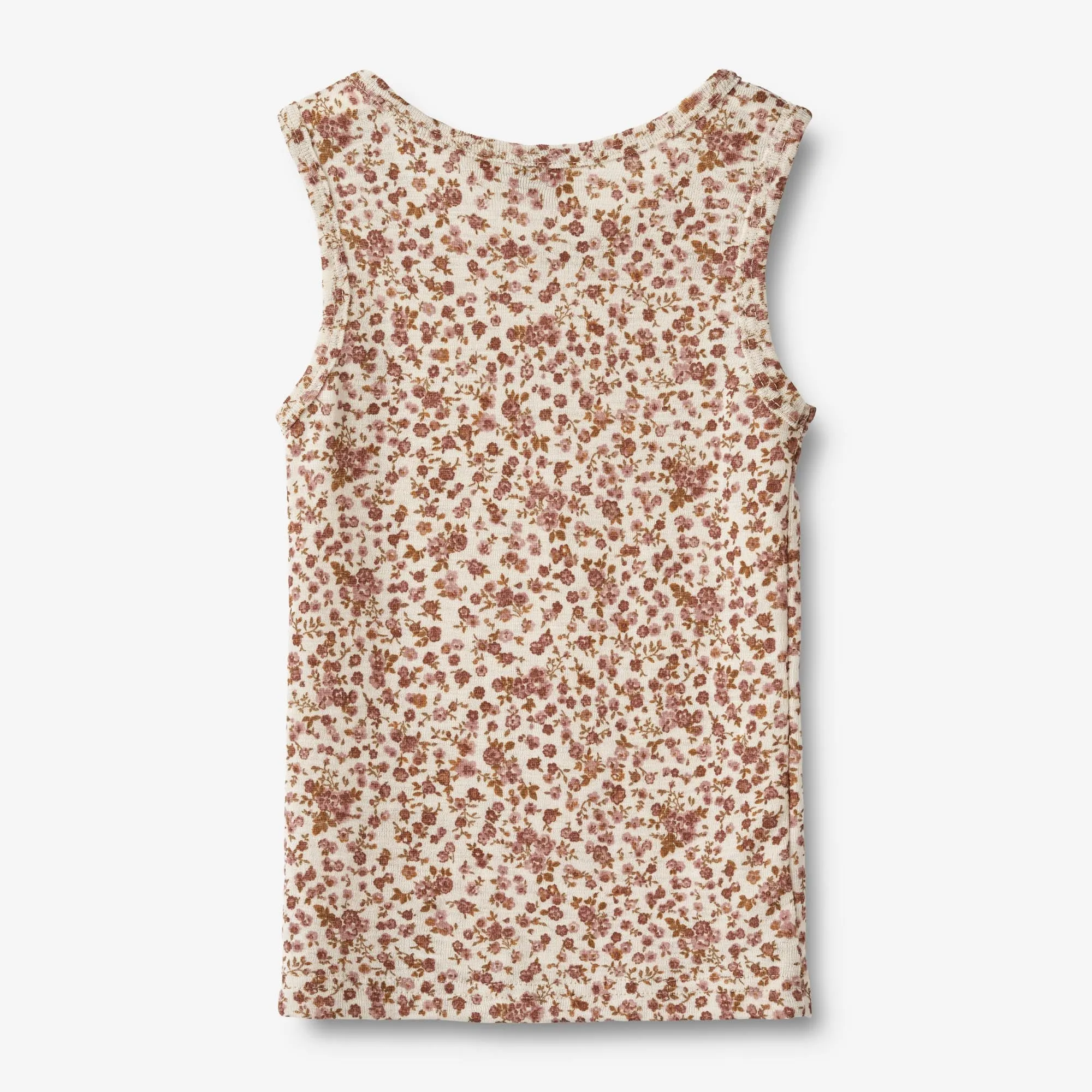 Wool Singlet Iggy - rose flowers